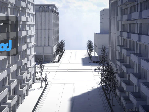 City Crossroads 3D Model