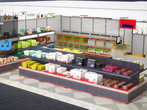 Duty Free Shop 3D Model