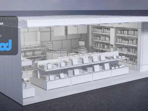 Duty Free Shop 3D Model