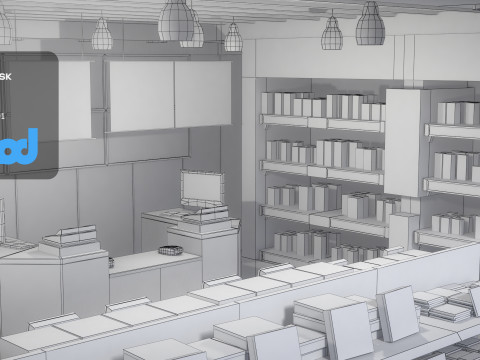 Duty Free Shop Modèle 3D