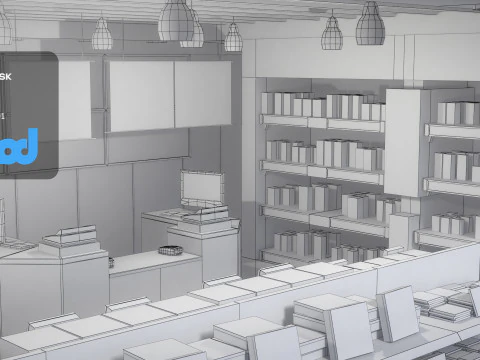Duty Free Shop 3D Model