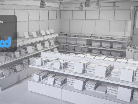 Duty Free Shop Modèle 3D