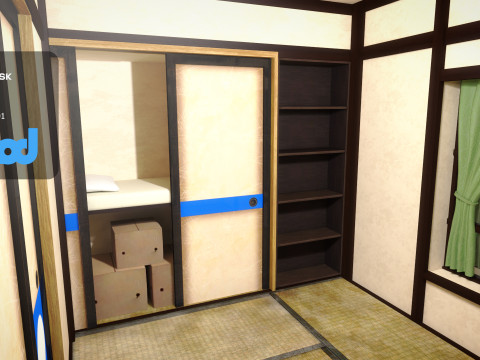 Nobita Room 3Dモデル