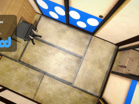 のび太ルーム 3Dモデル