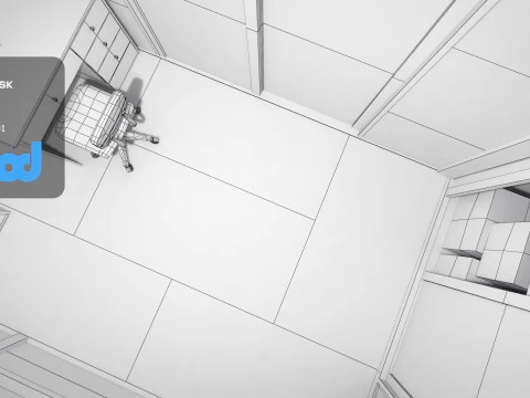 のび太ルーム 3Dモデル