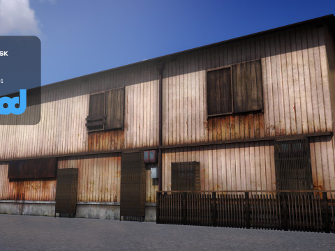 Wooden House 3Dモデル