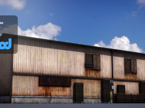 Wooden House 3D Model