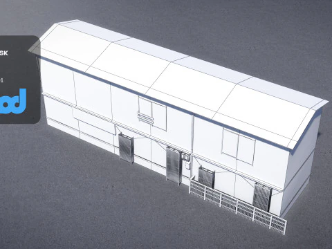 Wooden House 3D Model