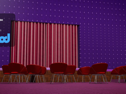 Striptease Stage 3Dモデル