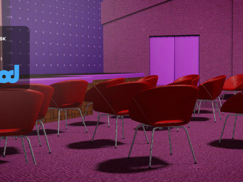 Striptease Stage 3Dモデル