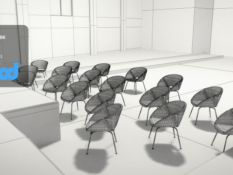 Striptease Stage 3Dモデル