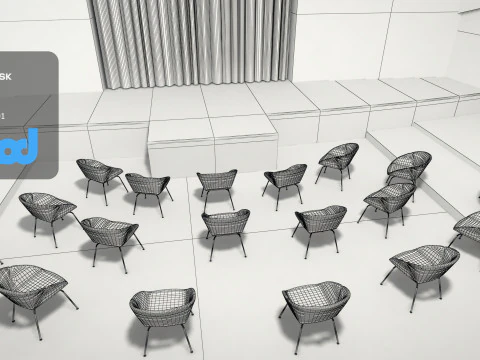 Etapa de striptease Modelo 3D