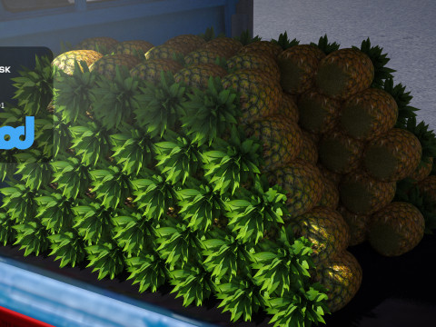 Pineapple Truck 3Dモデル