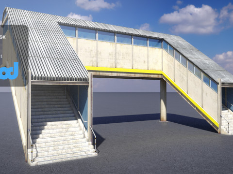 Footbridge 3Dモデル