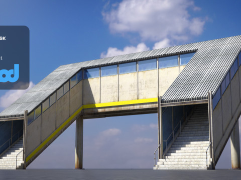 Footbridge 3Dモデル