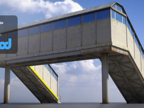 Footbridge 3Dモデル