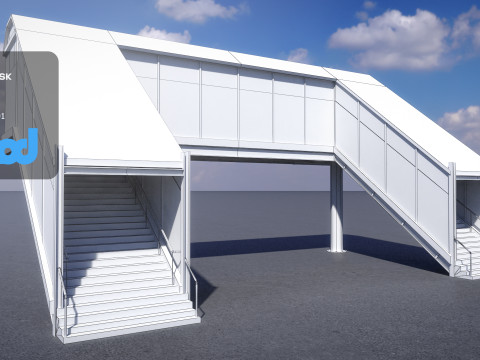Footbridge 3Dモデル