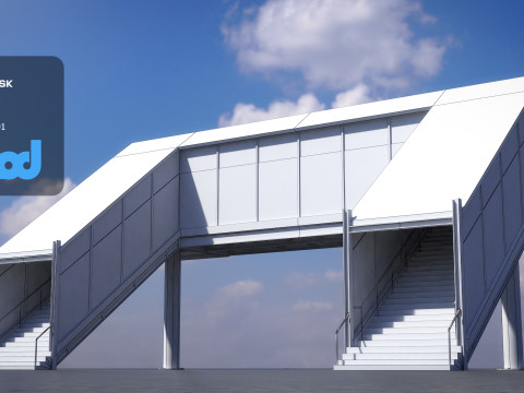 Footbridge 3Dモデル