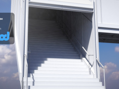 Footbridge 3Dモデル