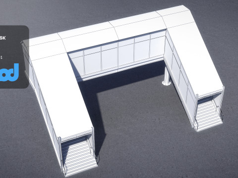 Footbridge 3Dモデル