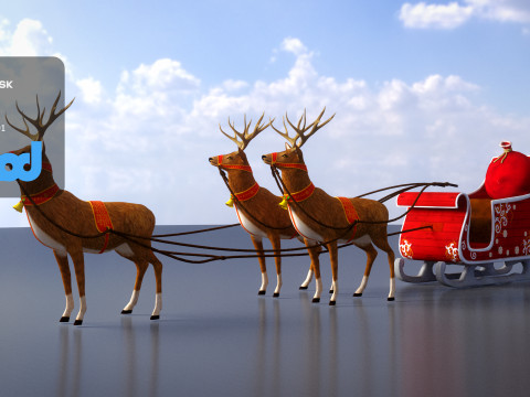 Sleigh 3Dモデル