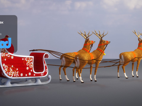 Sleigh 3Dモデル