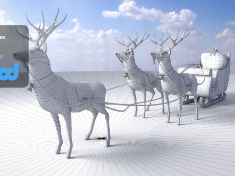 Sleigh 3Dモデル