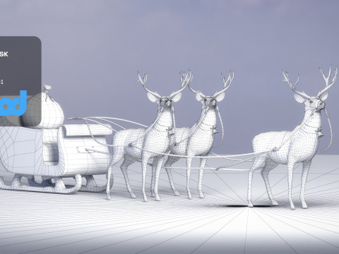 Sleigh 3Dモデル