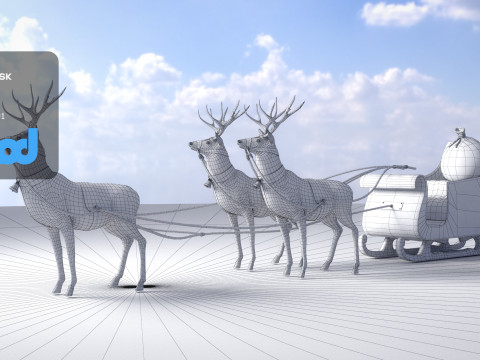 Sleigh 3Dモデル