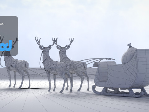 Sleigh 3Dモデル