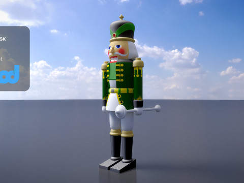 Nutcracker 3D Model