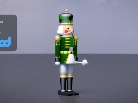 Nutcracker 3Dモデル