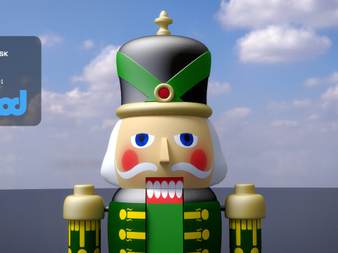 Nutcracker 3Dモデル