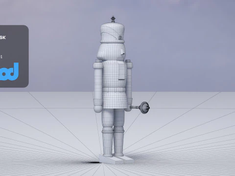 Schiaccianoci Modello 3D