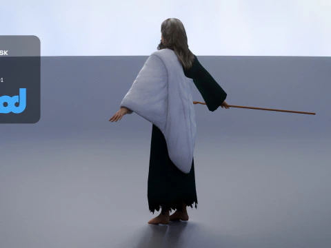 羊飼い 3Dモデル