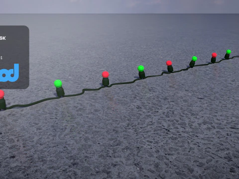 Lampadina Di Natale Modello 3D