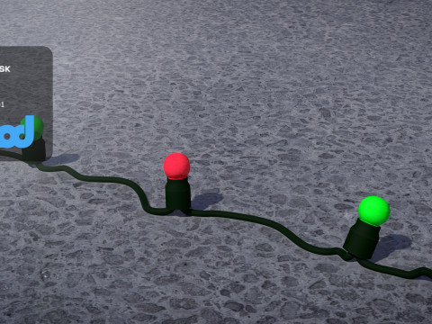 Christmas Light Bulb 3Dモデル