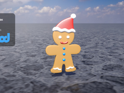 Ginger Bread Man 3Dモデル