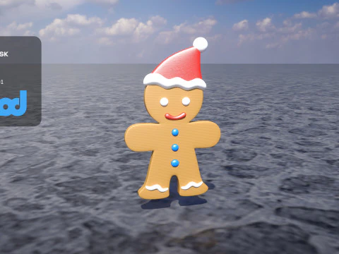 Homem Pão De Gengibre Modelo 3D