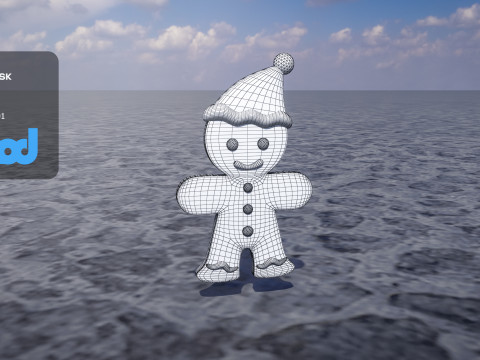 Ginger Bread Man 3Dモデル