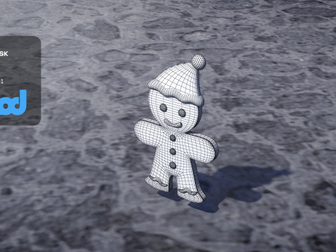 Ginger Bread Man 3Dモデル