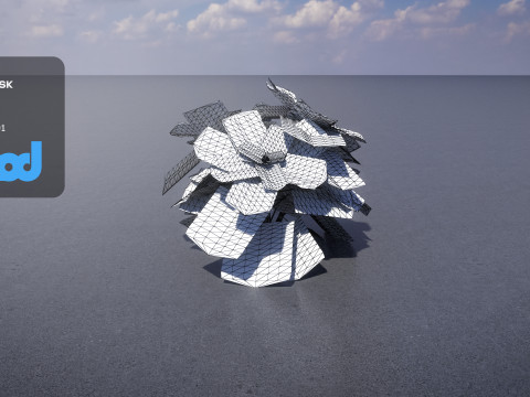 Poinsettia 001 3D Модель