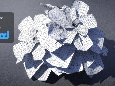 Poinsettia 001 3D Модель