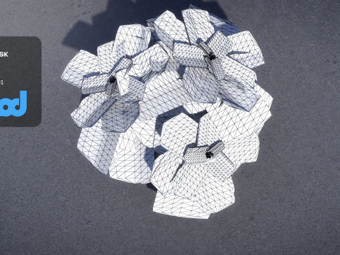 Poinsettia 001 3D Model