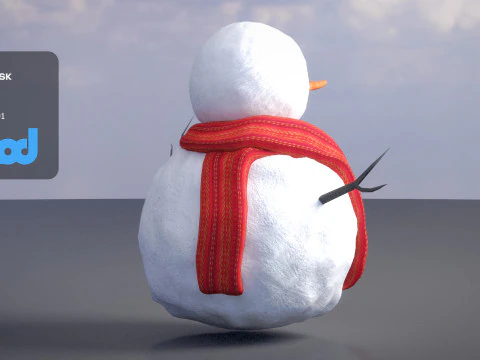 Snowman 3D Model