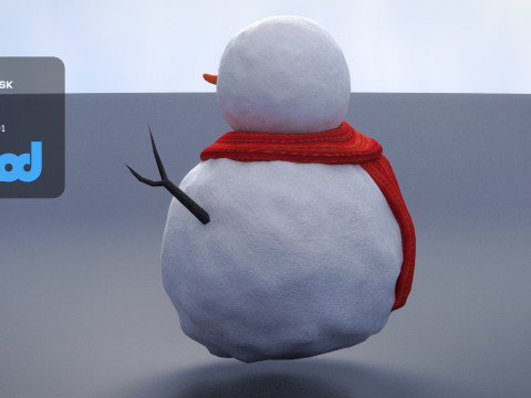 Snowman 3D Model