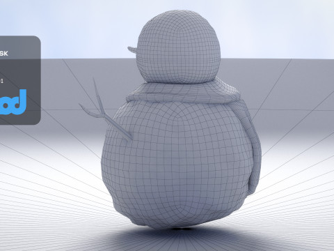 Snowman 3D Model