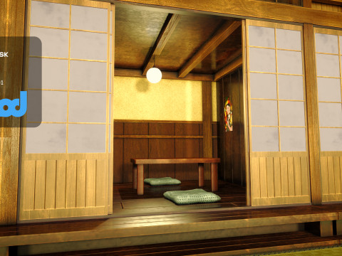 Japanese Izakaya Restaurant 0003 Modelo 3D