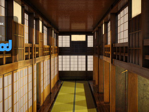 Japanese Izakaya Restaurant 0003 Modelo 3D
