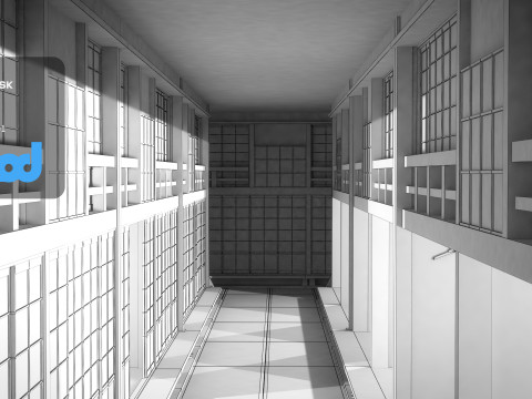 Japanese Izakaya Restaurant 0003 Modelo 3D